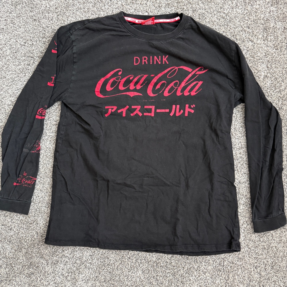 Hard-To-Find Coca-Cola Black Tee with Red Tag